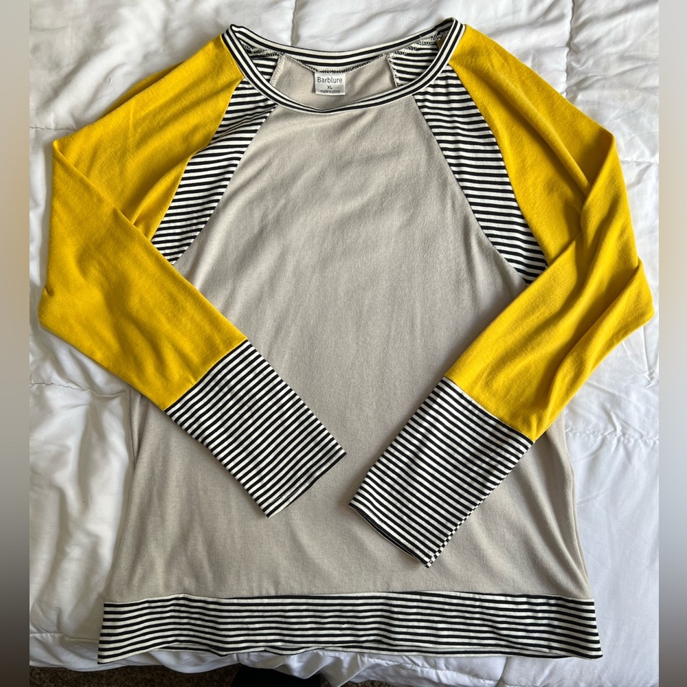 Barblure XL Long Sleeved Multi-paneled Shirt